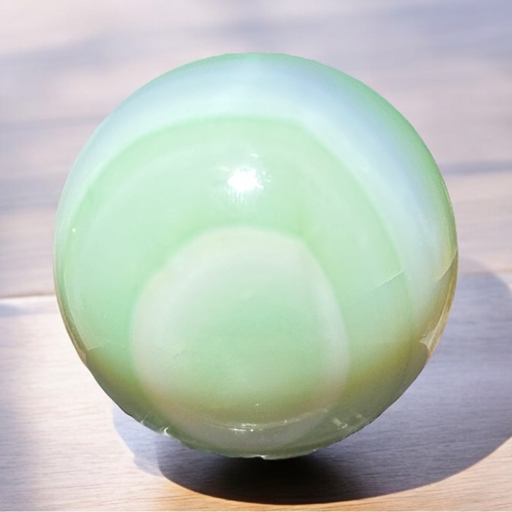 Green banded agate